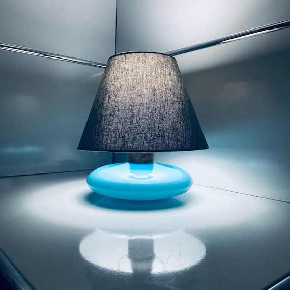 イタリア製　アンティーク　ガラスランプ　ヴィンテージ イタリア製ミッドセンチュリーモダンホームデコレーションコレクター