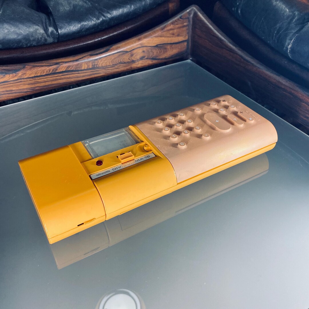 Mario Bellini Divisumma 18 電子印刷電卓 by Olivetti 1972 - Etsy 日本