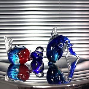 Murano V Nason Glass Dolphin - Etsy