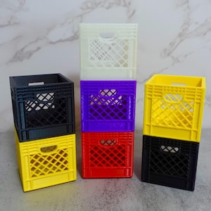 Stackable Mini Milk Crates 86mmX86mmX60mm