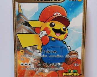 ルイージ ピカチュウ フルアート カスタム ポケモンカード