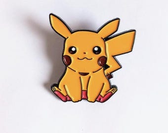 Pikachu Enamel Pin Etsy