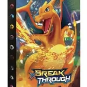 Pokémon-kaarthouder, Charizard-kaartbinder voor Pokémon-kaarten of Lorcana Gx Vmax-kaartalbum, 30 pagina's capaciteit van 240 kaarten.