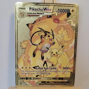 Pikachu VMAX - Metal card