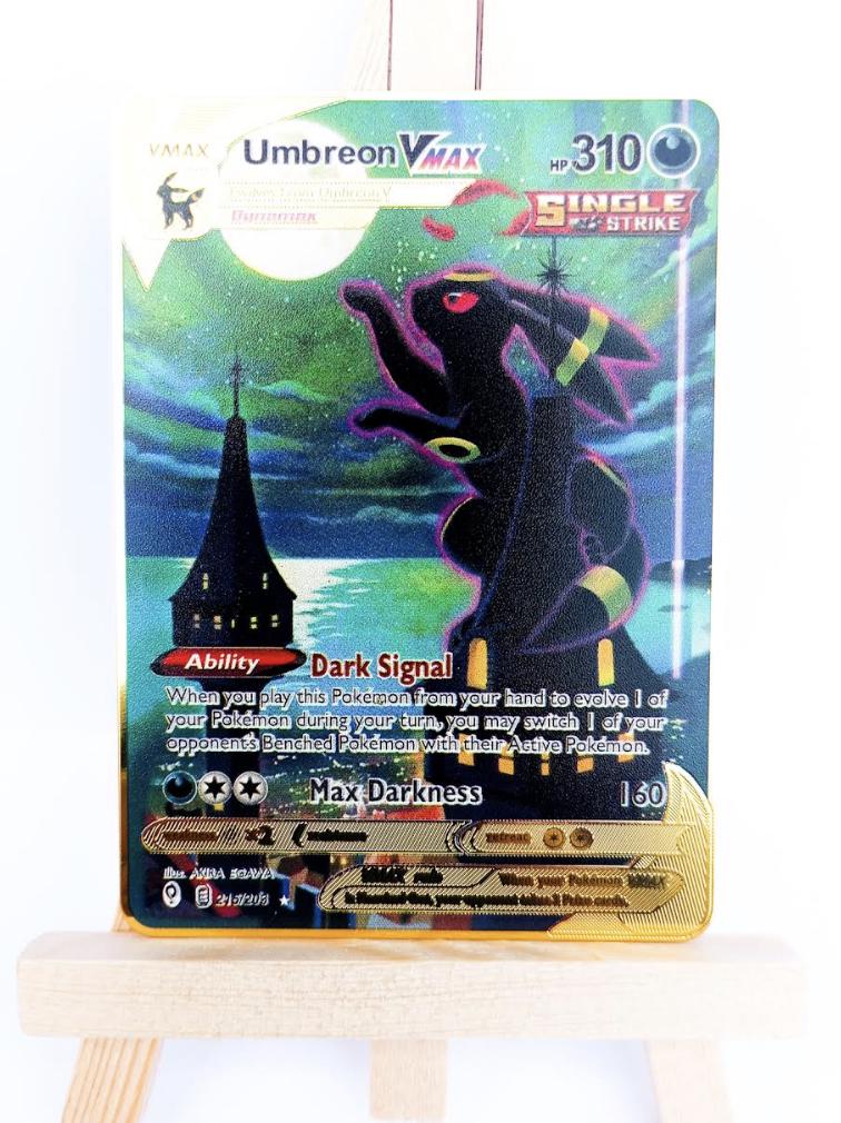 Umbreon VMAX - Metal Card - Pokemon Card - English Version - Etsy
