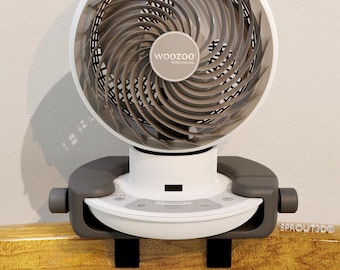 The Original Woozoo Fan Bunk Buddy - Dorm Bed & Bunk Bed Mount For Woozoo Fan - College Dorm Room Essential - For 8.27 Inch Diameter Fans