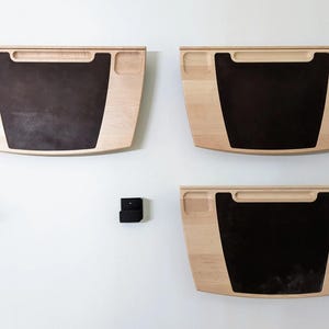 Sistema de montaje en pared para escritorio de jugador de cartas coleccionables / Sistema de montaje en pared para escritorio de jugador de cartas coleccionables de madera, sistema de almacenamiento para juegos de mesa