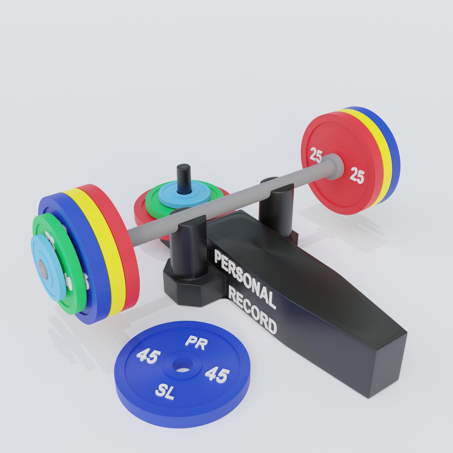 Print My Lift Custom Weightlifting Personal Tracking Board, 3D Printed ...
