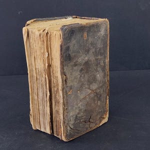 RARE 1751 German Holy Bible - Leather Bound - Antique Book image 2