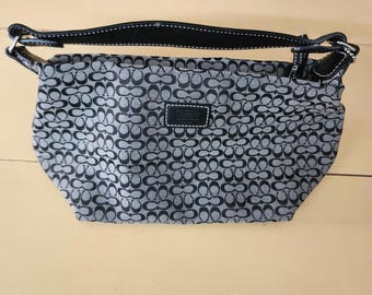 Coach Hampton Optic Signature Stripe Medium Carryall Satchel in
