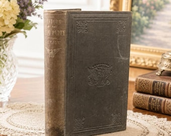 RARE 1859 History of the Whig Party R McKinley Ormsby - 1859 Civil War Era Book