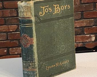 Rare Louisa May Alcott Jo’s Boys - 1886, Robert’s Brothers Pub - Antique Book