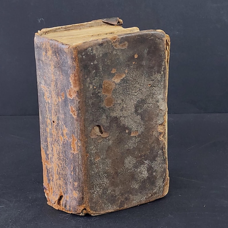 RARE 1751 German Holy Bible - Leather Bound - Antique Book image 1