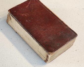 RARE 1820 The Book of Common Prayer - Leather Bound Pocket Size