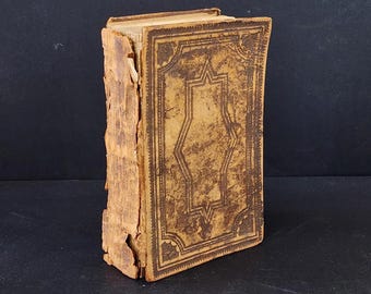 1861 German Bible - Old and New Testaments - Leather Bound - Die Bibel