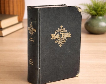 Vintage 1950 Hardcover Holy Bible - New Catholic Douay Confraternity Edition