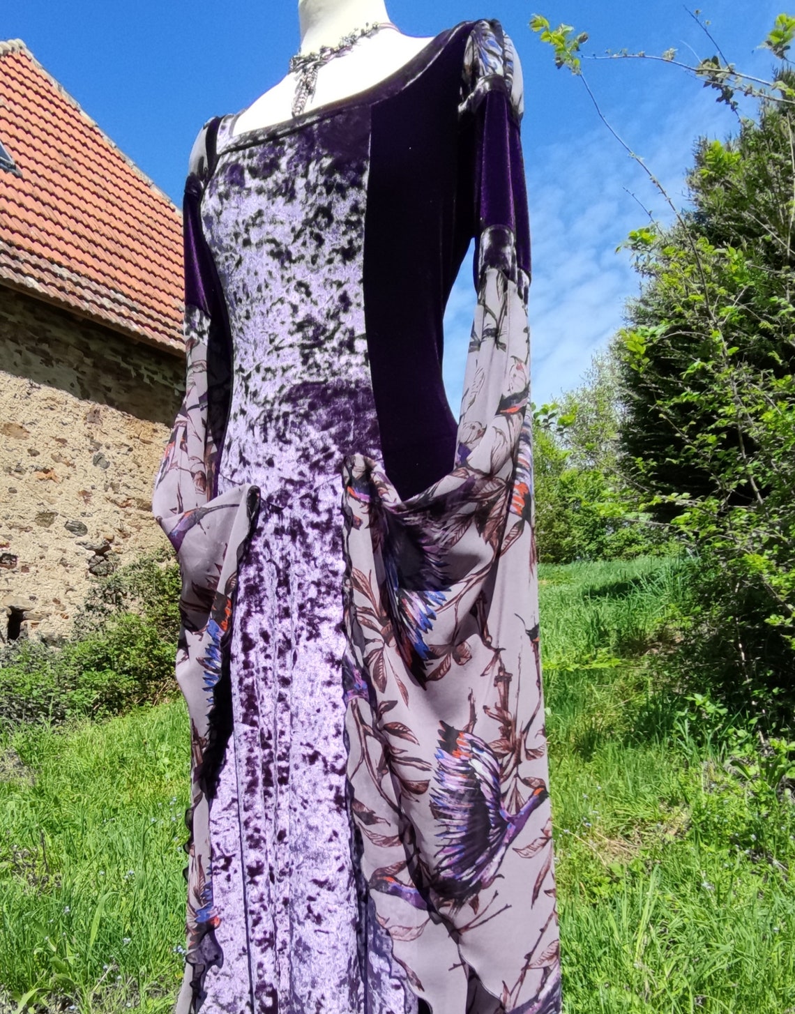 Ready Made Medieval Inspired Fantasy Dress Wedding Party Forest Fae ...