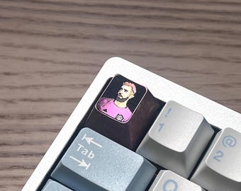 マンチェスター・ユナイテッド ブルーノ・フェルナンデス メタルキーキャップ チタン メカニカルキーボード用 サッカーファンへのギフト