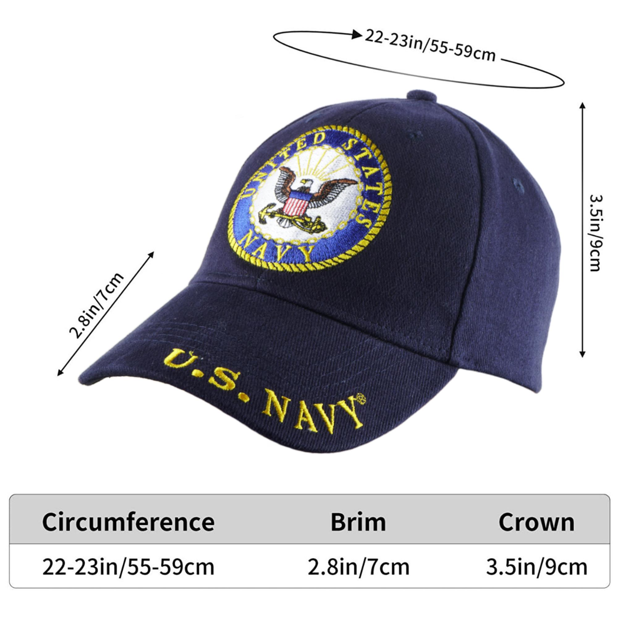 【Fサイズ】everyone cotton baseballcap NAVY United States Navy 100% Cotton Hat Cap | Officially Licensed