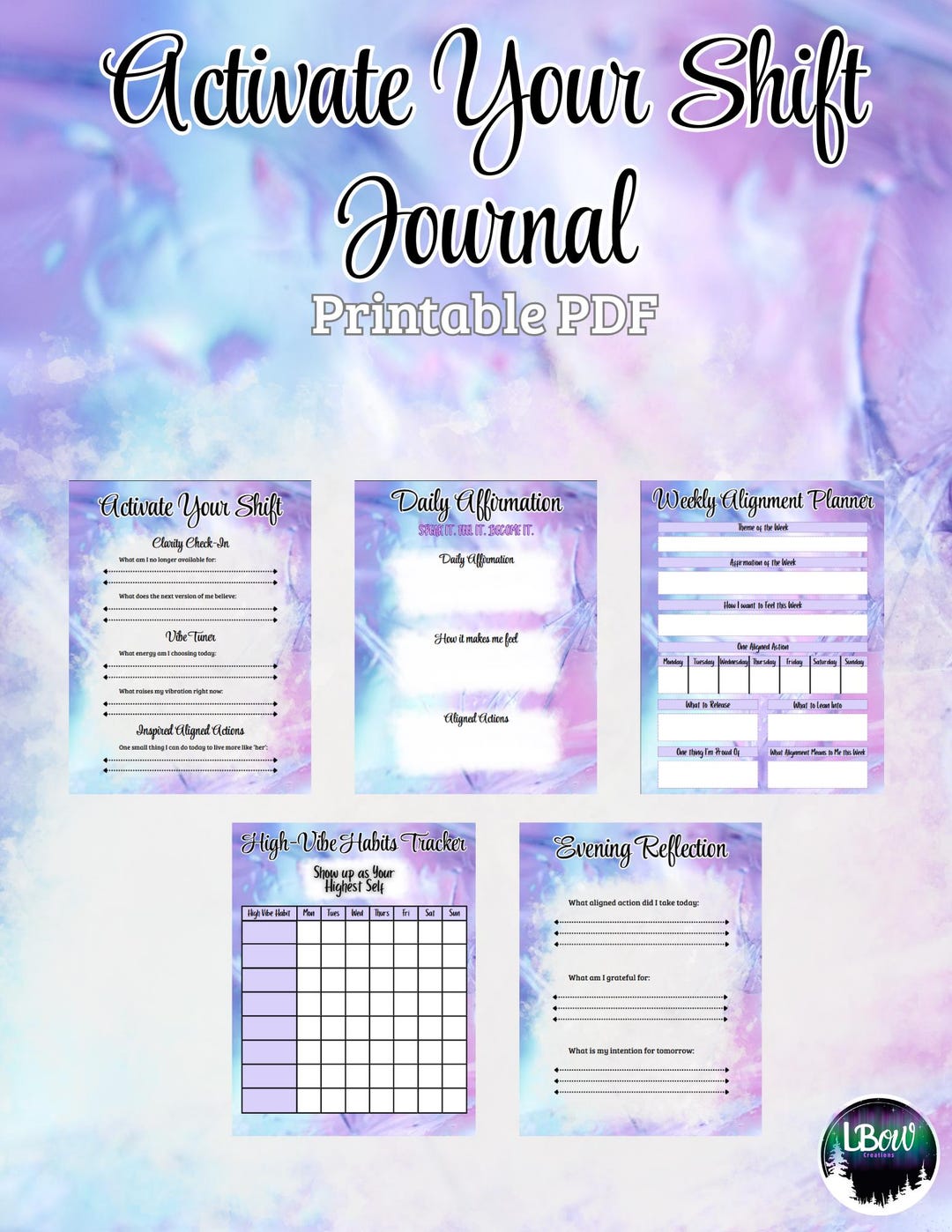 Shift Into Alignment – 5-page Manifestation & Mindset Journal ...