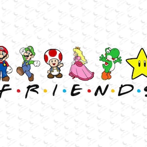 Mario Friends SVG
