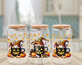 16oz Candy Corn Halloween Digital PNG Download for UVDTF and/or Sublimation