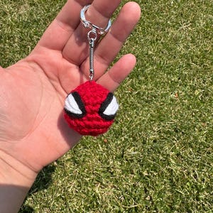 Spider-Man Keychain Crochet