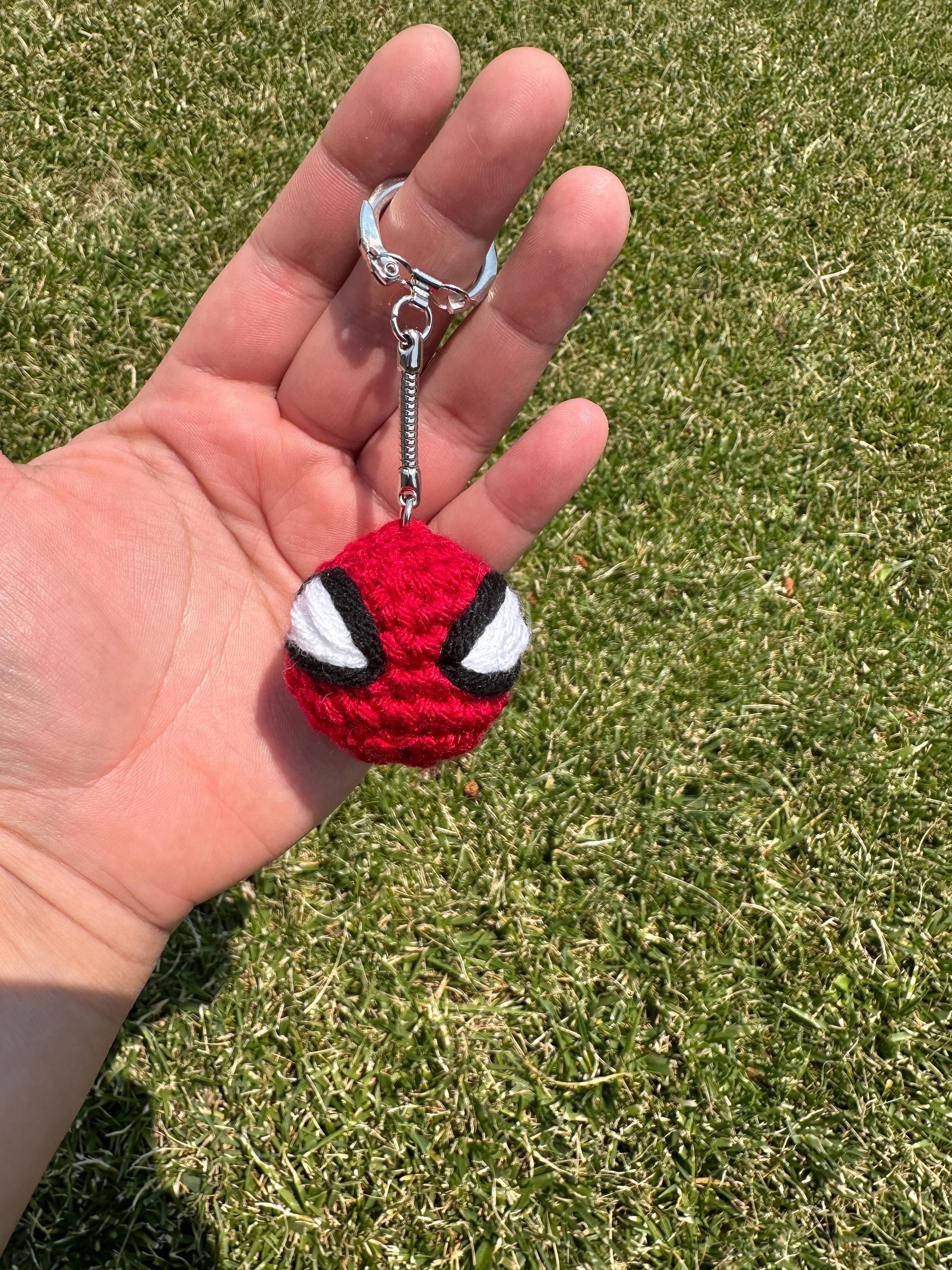 Spider-Man Keychain Crochet