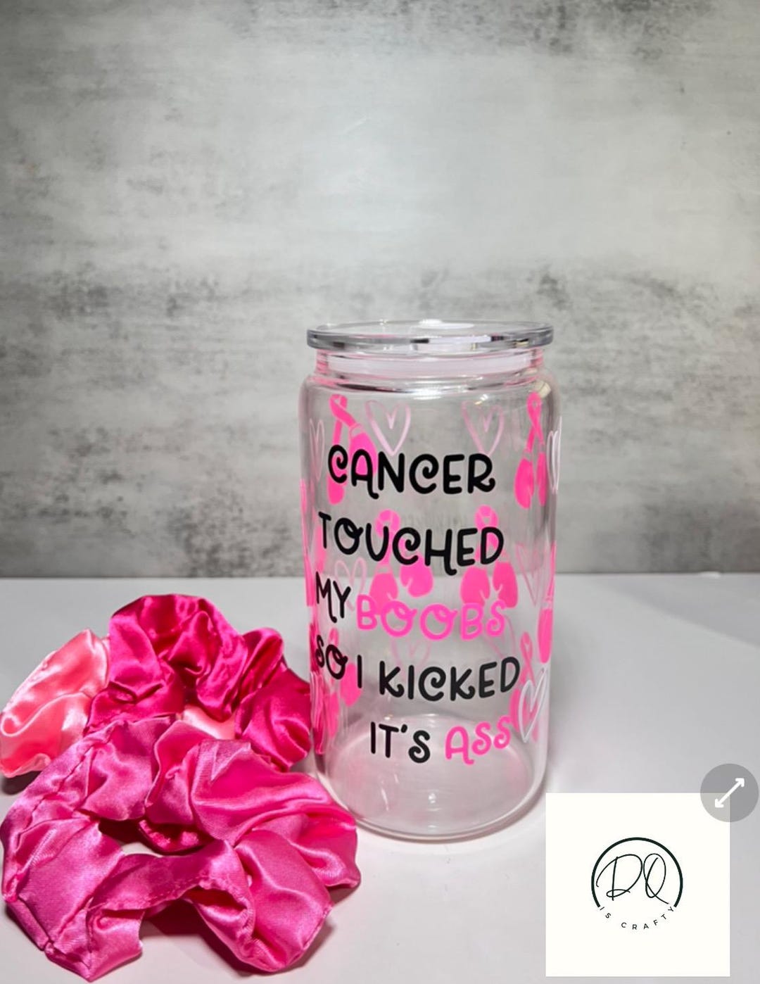Breast Cancer Awareness Cup - Etsy