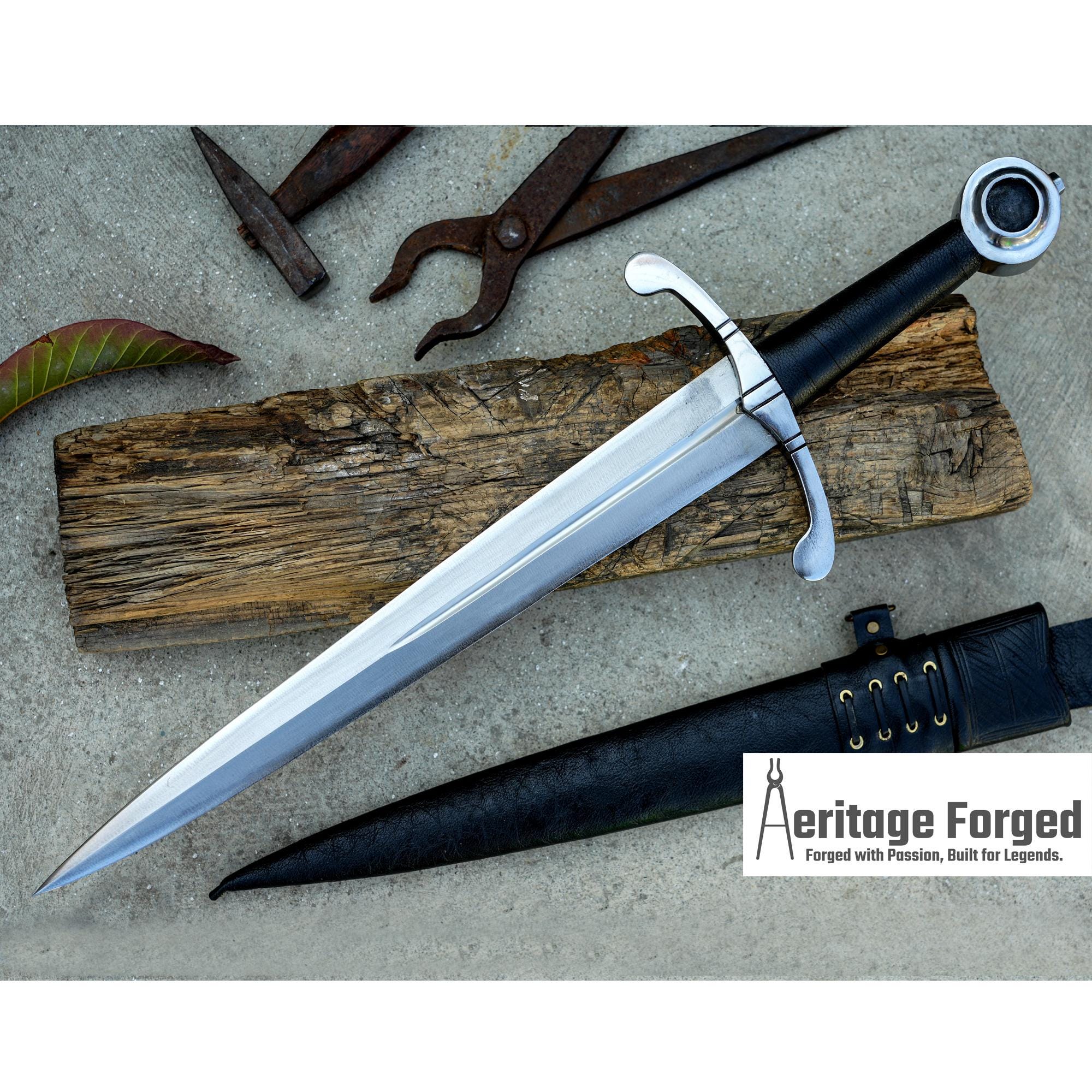 HENRY V DAGGER/15 Inches Long Blade Hand Forged Dagger/leaf Spring of ...