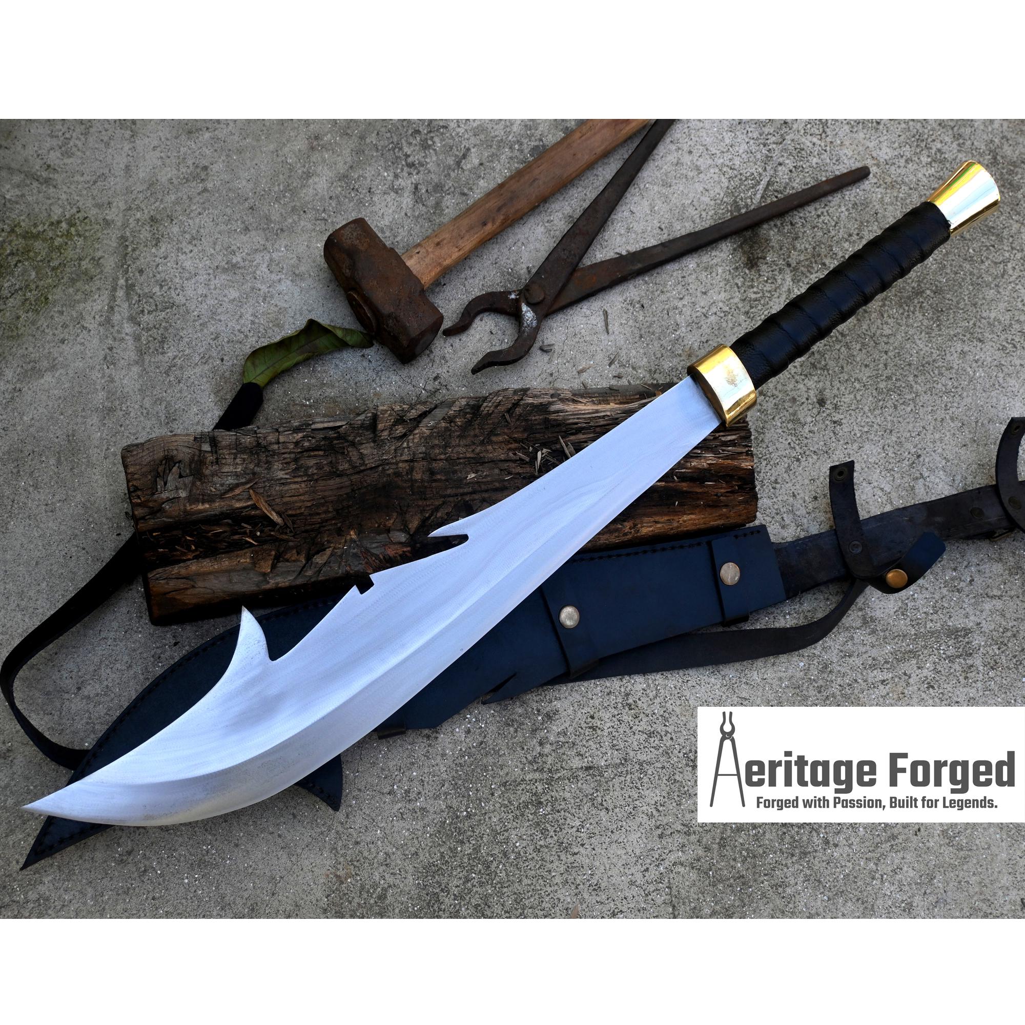 DAO MACHETE / Large Jungle Machete/20 Inches Long Blade Heavy