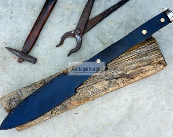 狩猟用槍 / 手鍛造槍 / 9インチロングブレード槍 / 槍 / フルタング