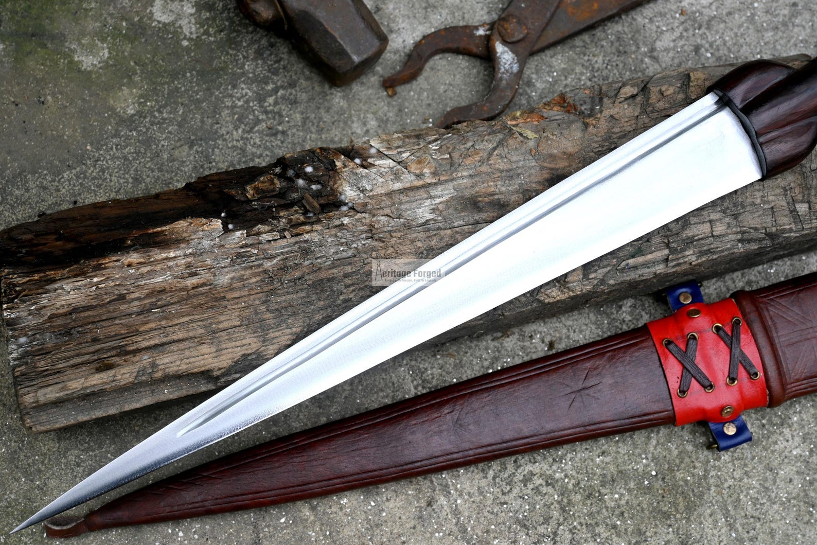 SCOTTISH DIRK/15 Inches Long Blade Hand Forged Dirk Knife /leaf Spring ...