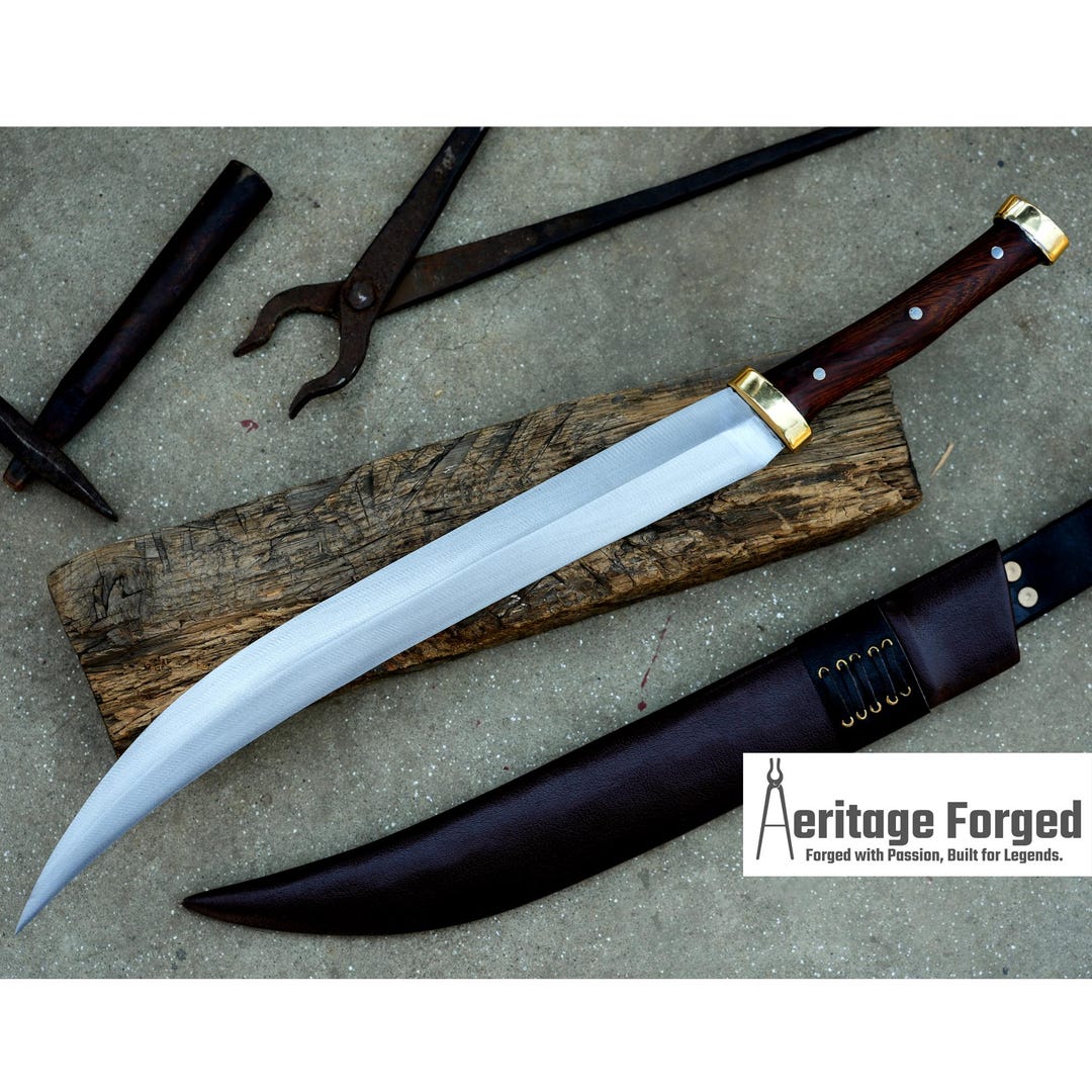 ELIF DAGGER/17インチロングブレード手鍛造ダガー/トラックのリーフ