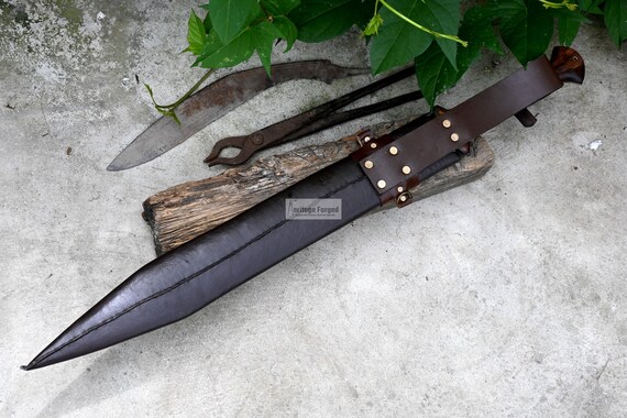 Aazon.co : 29 Inches Long Axius Gladuis Sword, 21 Long Hand Forged