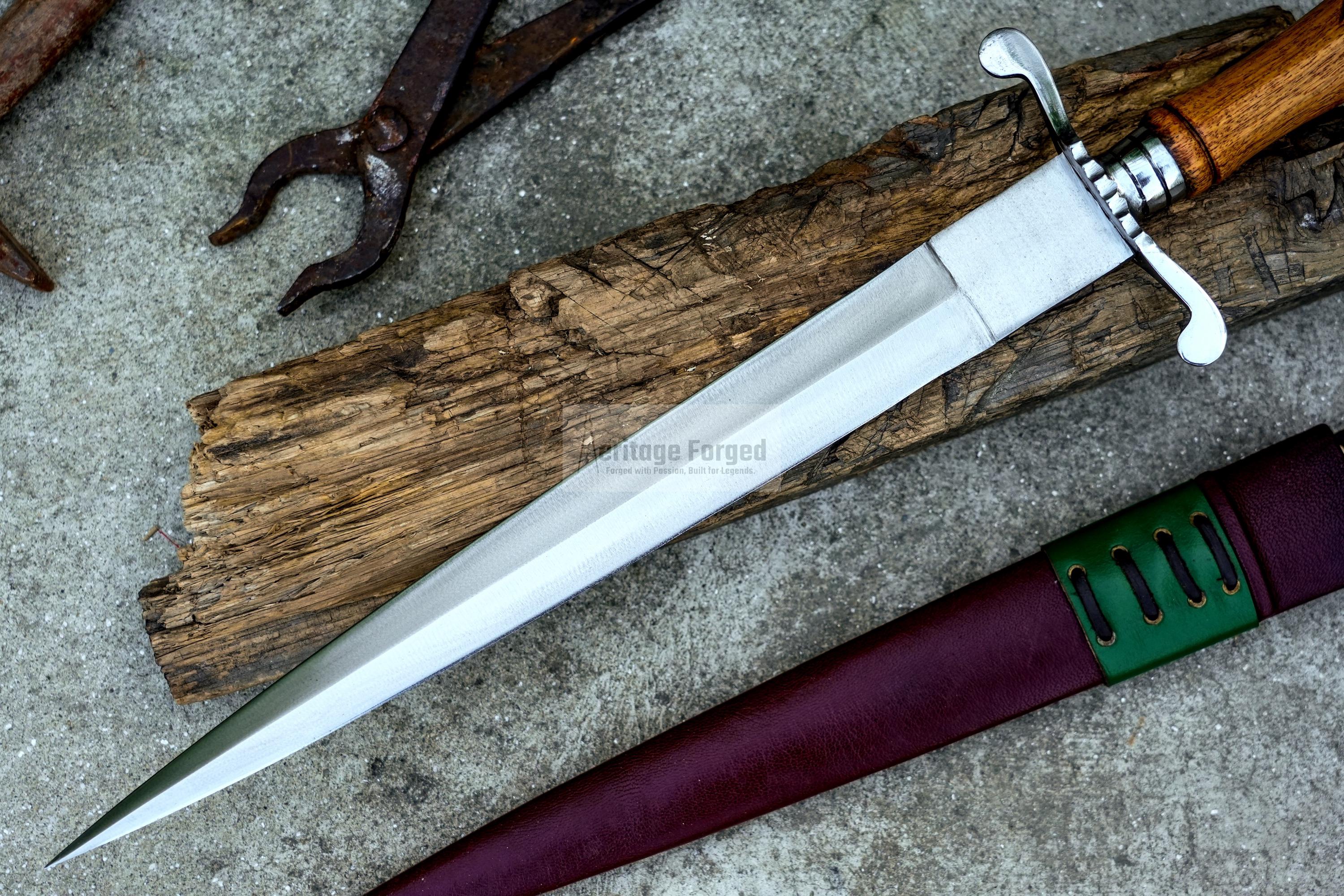 TOOTHPICK DAGGER/15 Inches Long Blade Hand Forged Dagger/leaf Spring of ...