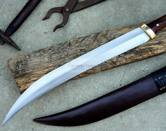 ELIF DAGGER/17インチロングブレード手鍛造ダガー/トラックのリーフ
