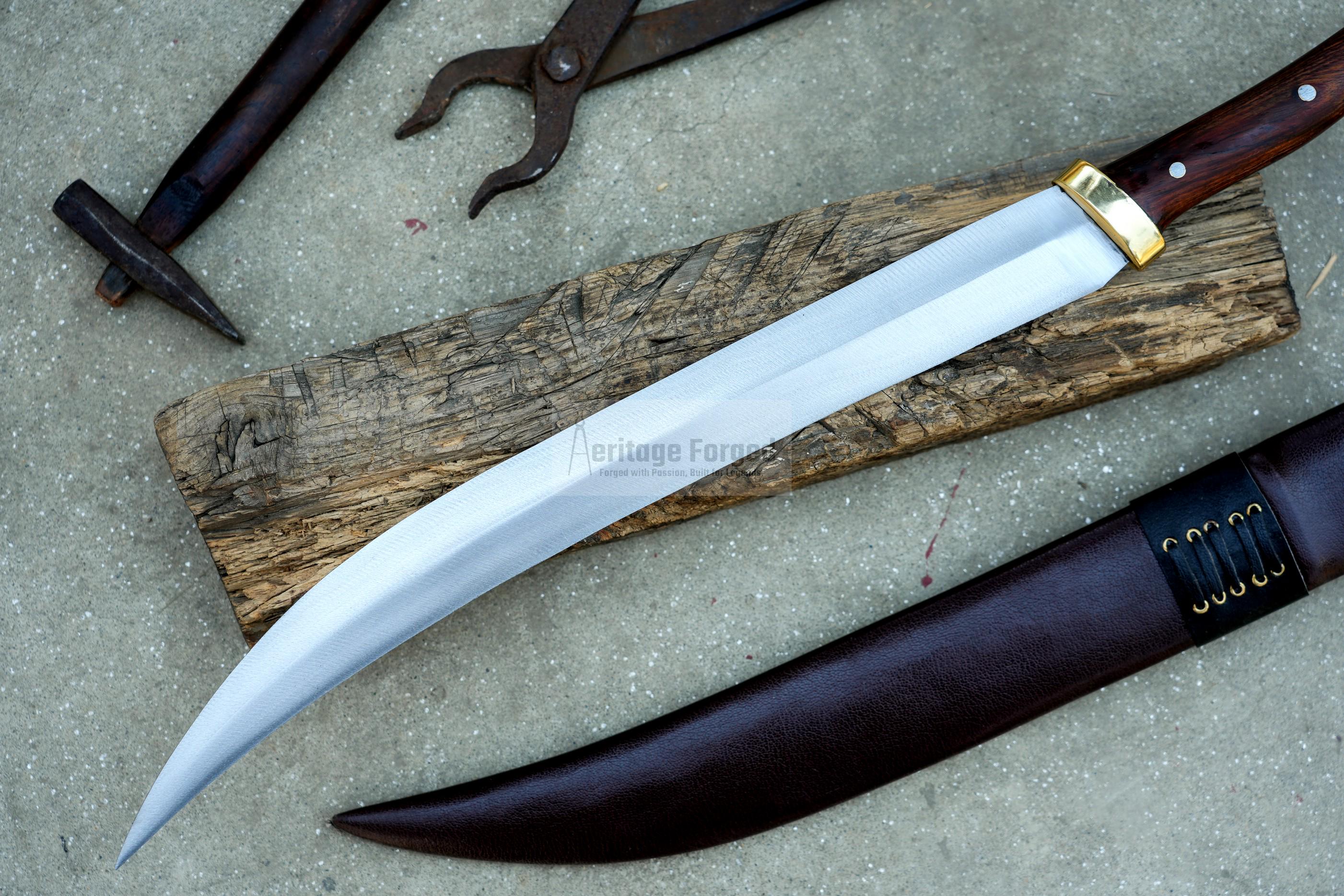 ELIF DAGGER/17インチロングブレード手鍛造ダガー/トラックのリーフ