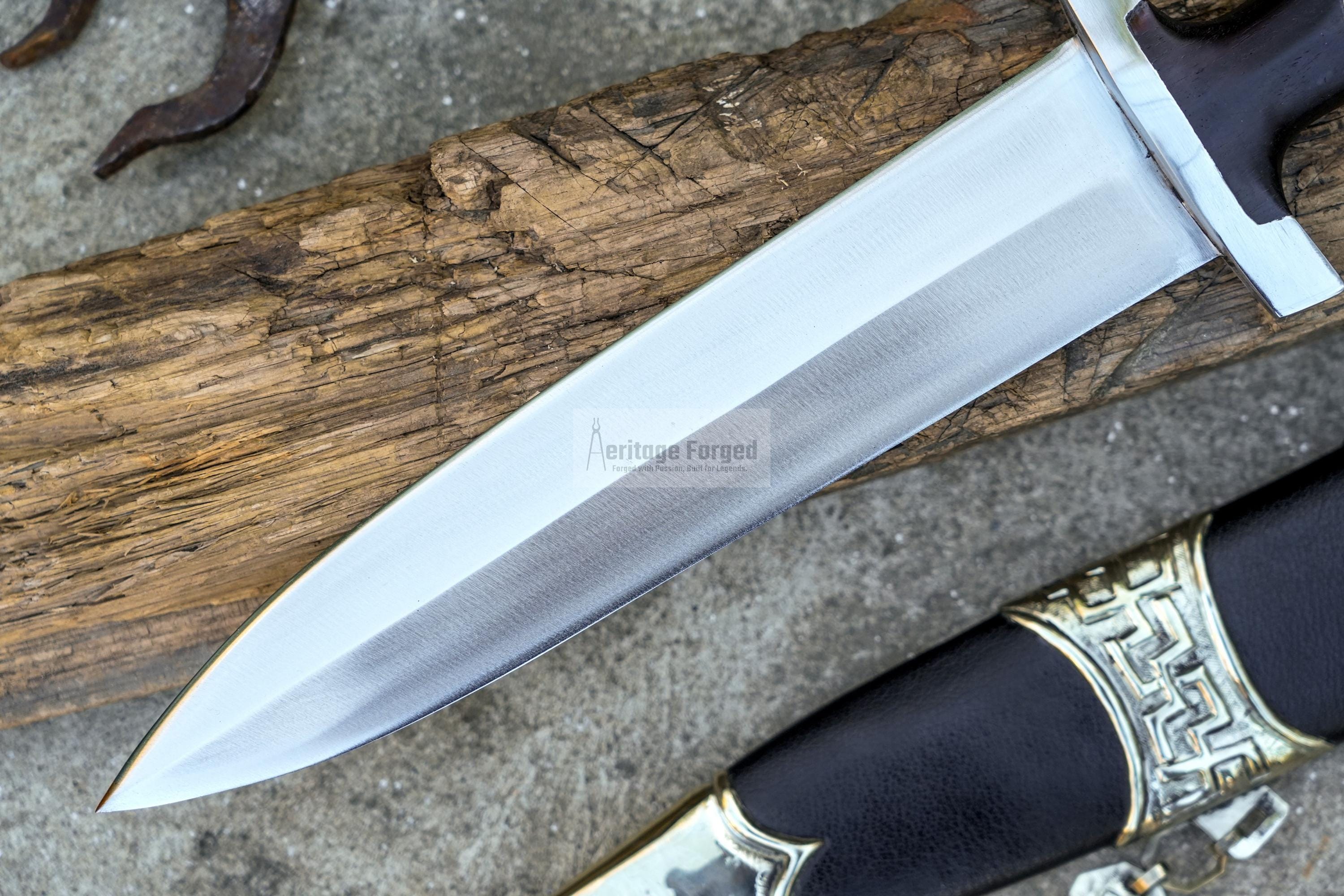 DEGEN DAGGER/10 Inches Long Blade Hand Forged Dagger/leaf Spring of ...