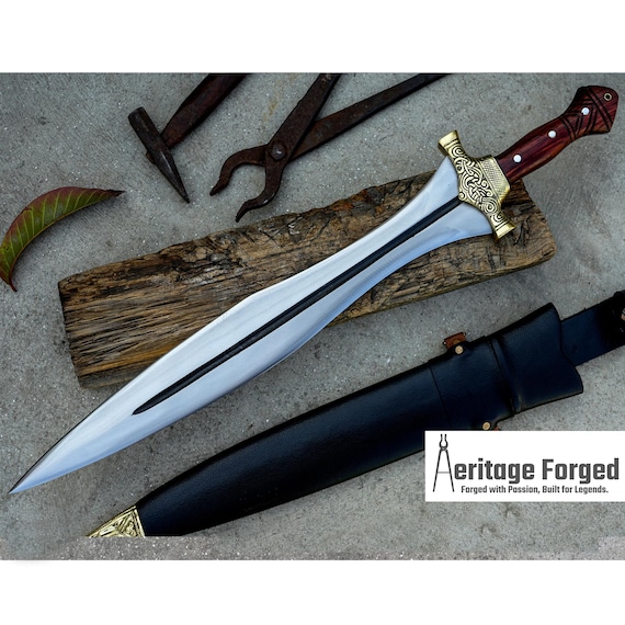 ACHILLES SWORD/18 Inches Long Blade Hand Forged Sword/leaf Spring