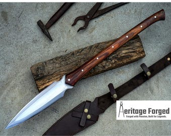 狩猟用槍 / 手鍛造槍 / 10インチロングブレード槍 / 投げ槍