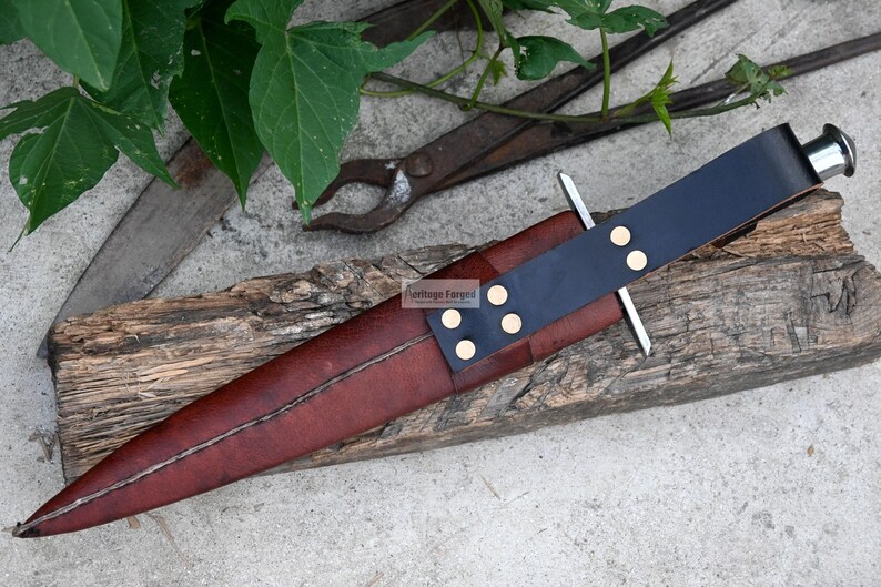 VIKING DAGGER/12 Inches Long Blade Hand Forged Dagger/leaf Spring of ...