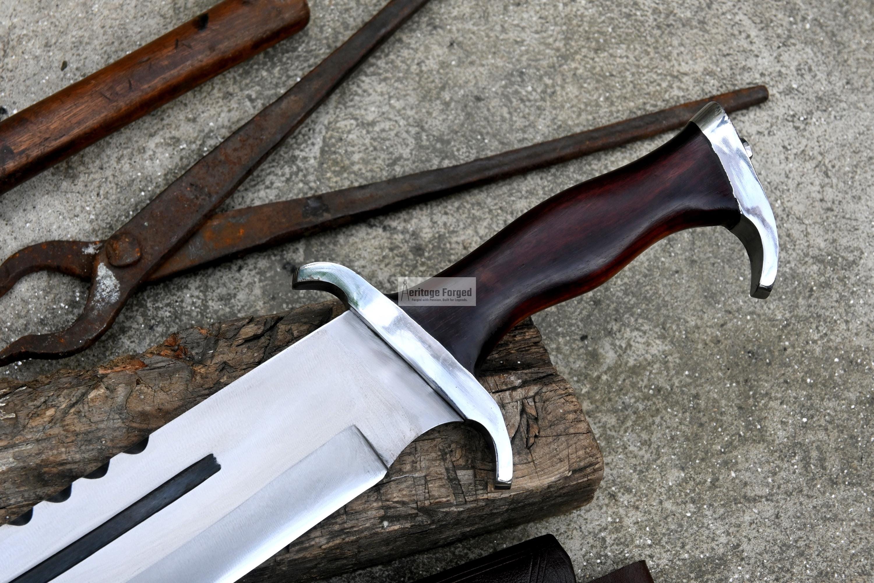 RAMBO MACHETE / Large Jungle Machete/ 15 Inches Long Blade Heavy Duties ...