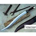 MEDJAI SWORD/18 inches Long Blade hand forged Sword/Leaf spring of truck/Rosewood Handle/Sharpen/Tempered/Movie sword/The Mummy product logo