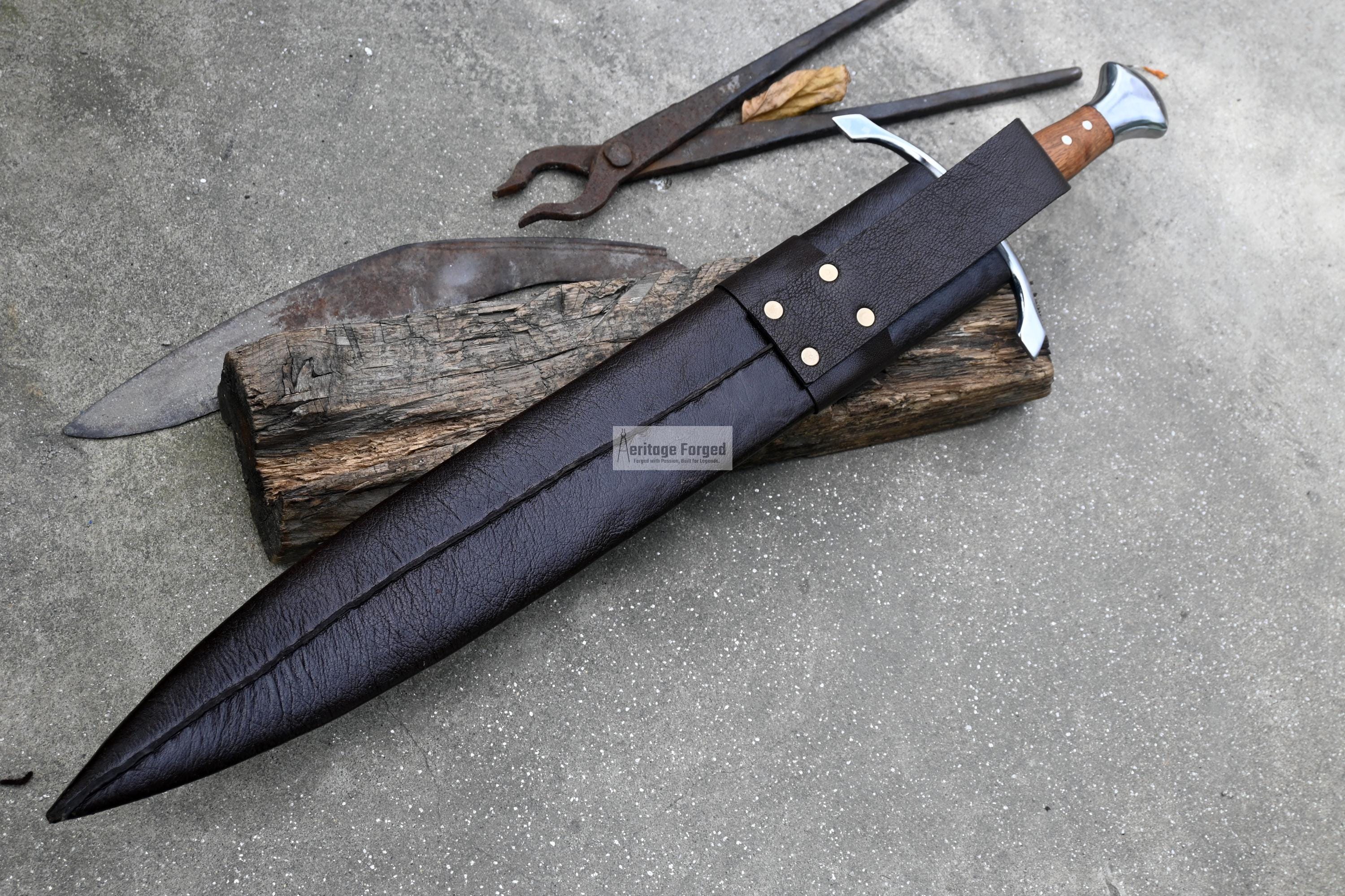 CELTIC LEAF SWORD / 21 Inches Long Blade Hand Forged Sword/leaf