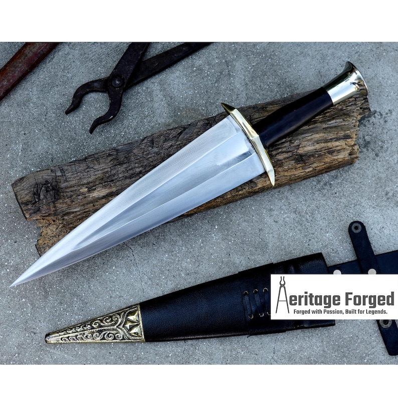 DAGGER OF BOROMIR/14 Inches Long Blade Hand Forged Dagger/leaf Spring ...