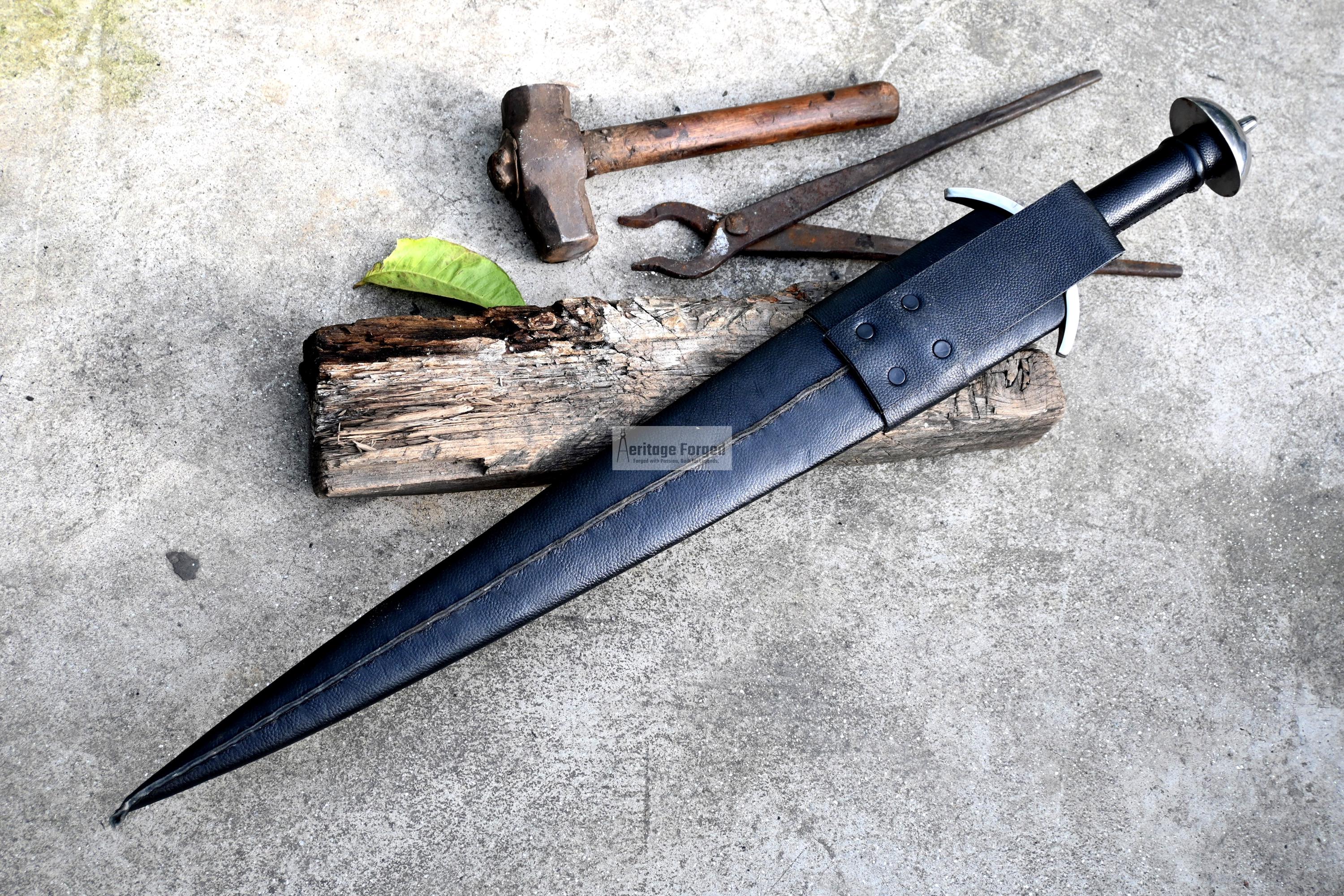 ACHILLES SWORD/22 Inches Long Blade Hand Forged Sword/leaf Spring