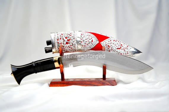 Kothimora Kukri – 8 Inch Ceremonial Khukuri With Silver Scabbard