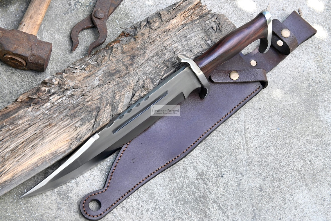 RAMBO III KNIFE/ Rambo 3 Knife/ Hand Forged Knife/made From Leaf Spring ...