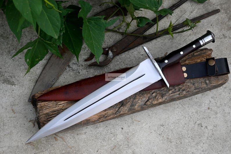 VIKING DAGGER/12 Inches Long Blade Hand Forged Dagger/leaf Spring of ...